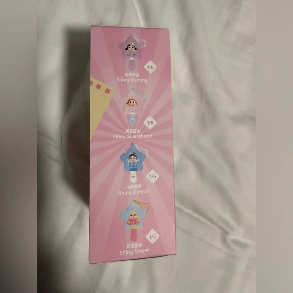POP MART Authentic “Cry Baby” Luminous Pendant Blind Box Sealed.